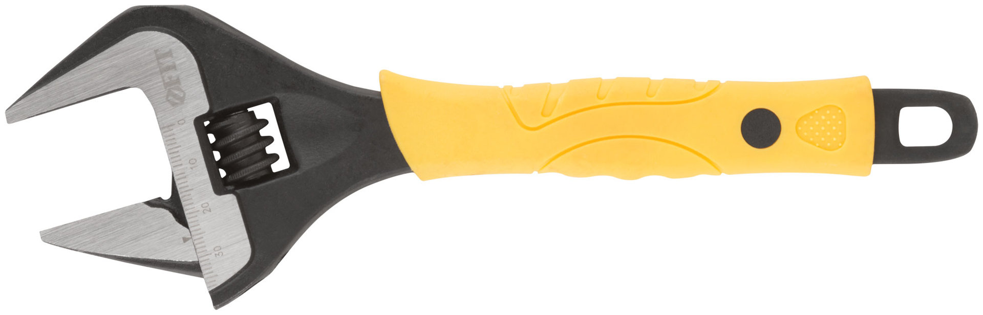 Ключ разводной Эталон, CrV, узкие губки, шкала, экстра увелич.захват, прорезин.ручка 200 мм ( 39 мм )