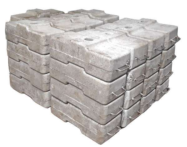 Комплект противовесов для фасадных подъемников 900 кг (36 шт по 25 кг) (1004159)