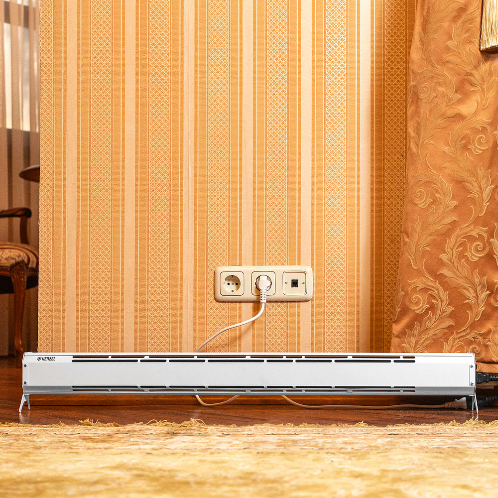 Конвектор электрический плинтусный ATRIC-450, 230 В, 450 Вт, ТЭН Denzel (98134)