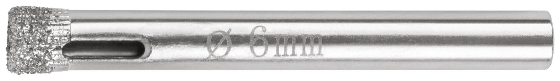 Коронка кольцевая по кафелю и стеклу алмазная 6х50 мм (16273)