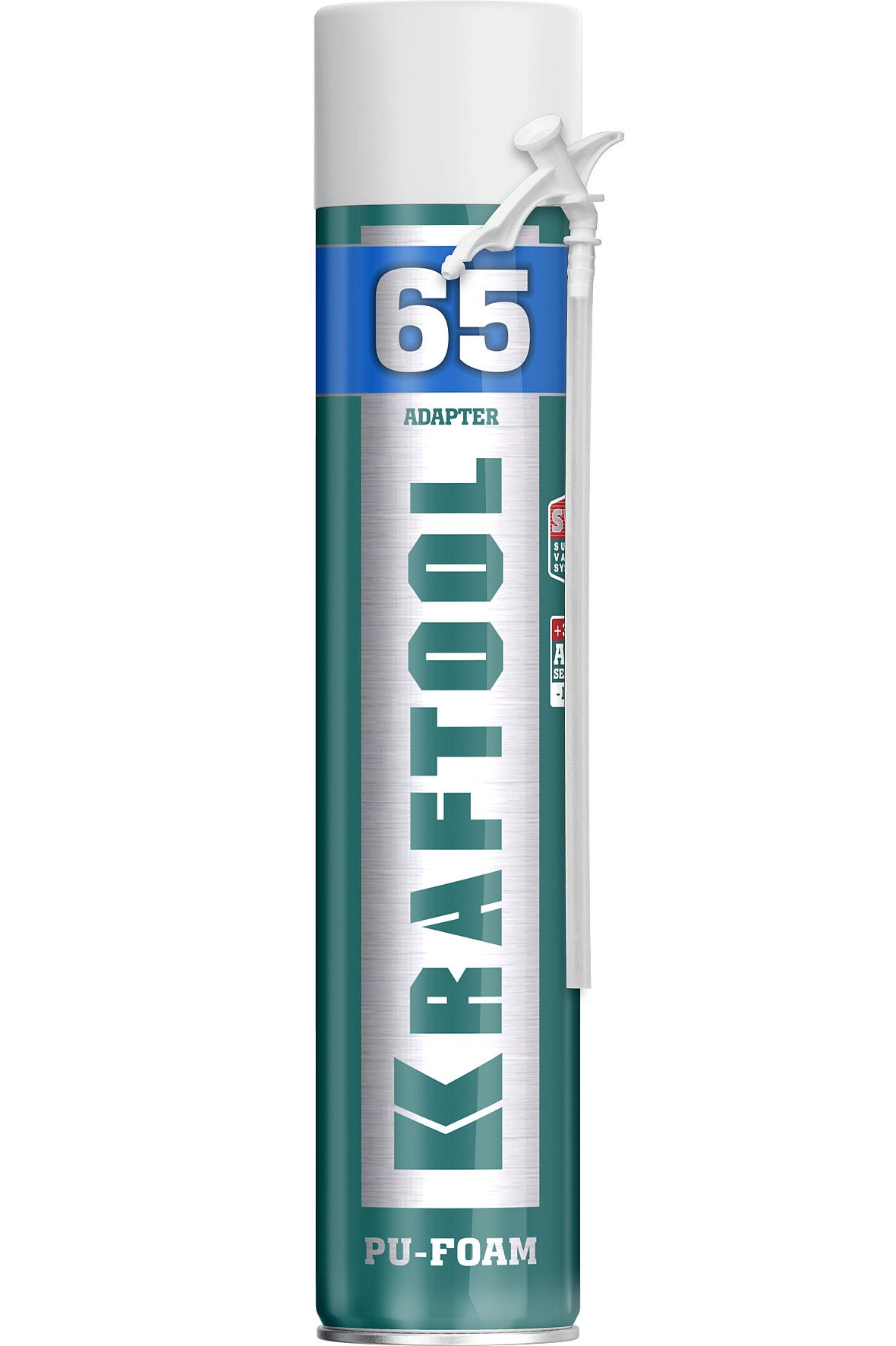 KRAFTOOL ADAPTER 55, 750 мл, адаптерная, всесезонная, SVS, не залипающий клапан, выход до 55 л, монтажная пена (41175_G)