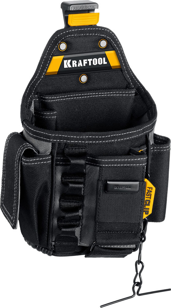 Сумка поясная 280 х 200 мм с быстросъёмным креплением FastClip KP-13E KRAFTOOL 38772