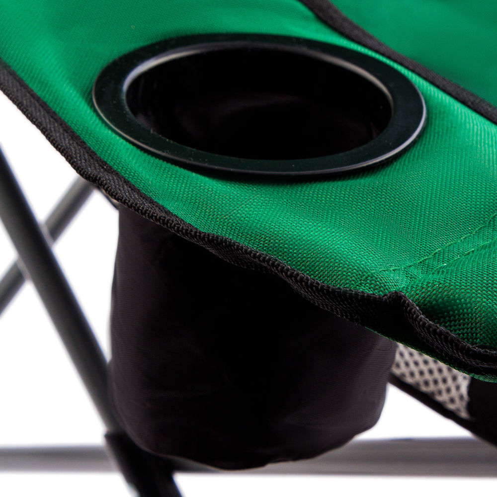 Кресло складное с подлокотниками и подстаканником, 60 х 60 х 110/92 см, Camping Palisad (69592)