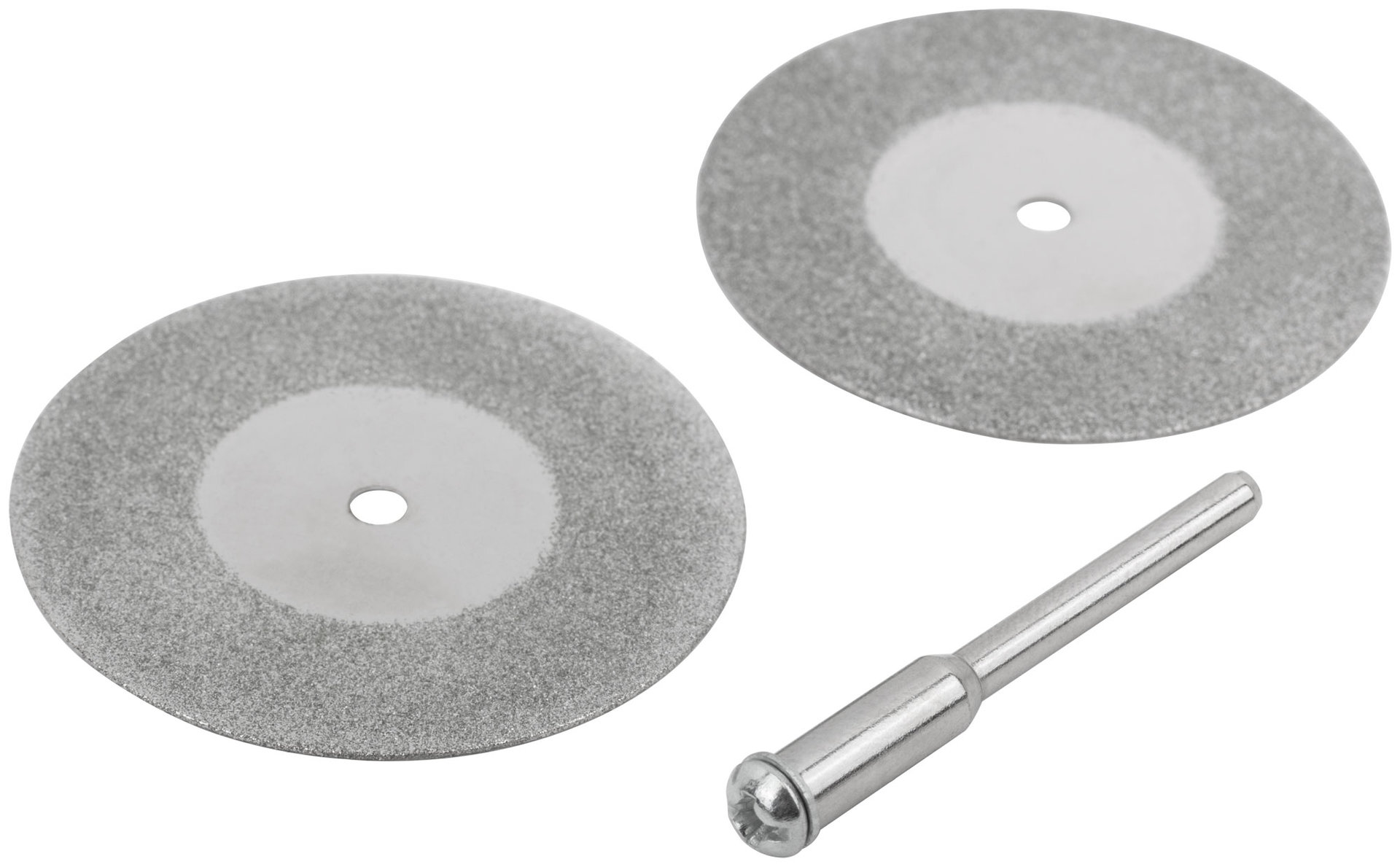 Круги с алмазным напылением 2 шт. и штифт диам. 3 мм, 40 мм (36932)