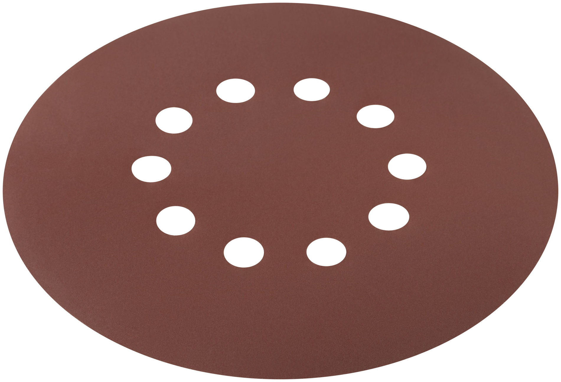 Круги шлифовальные с отверстиями (липучка), алюминий-оксидные, 225 мм, 5 шт. Р 320 (39900)