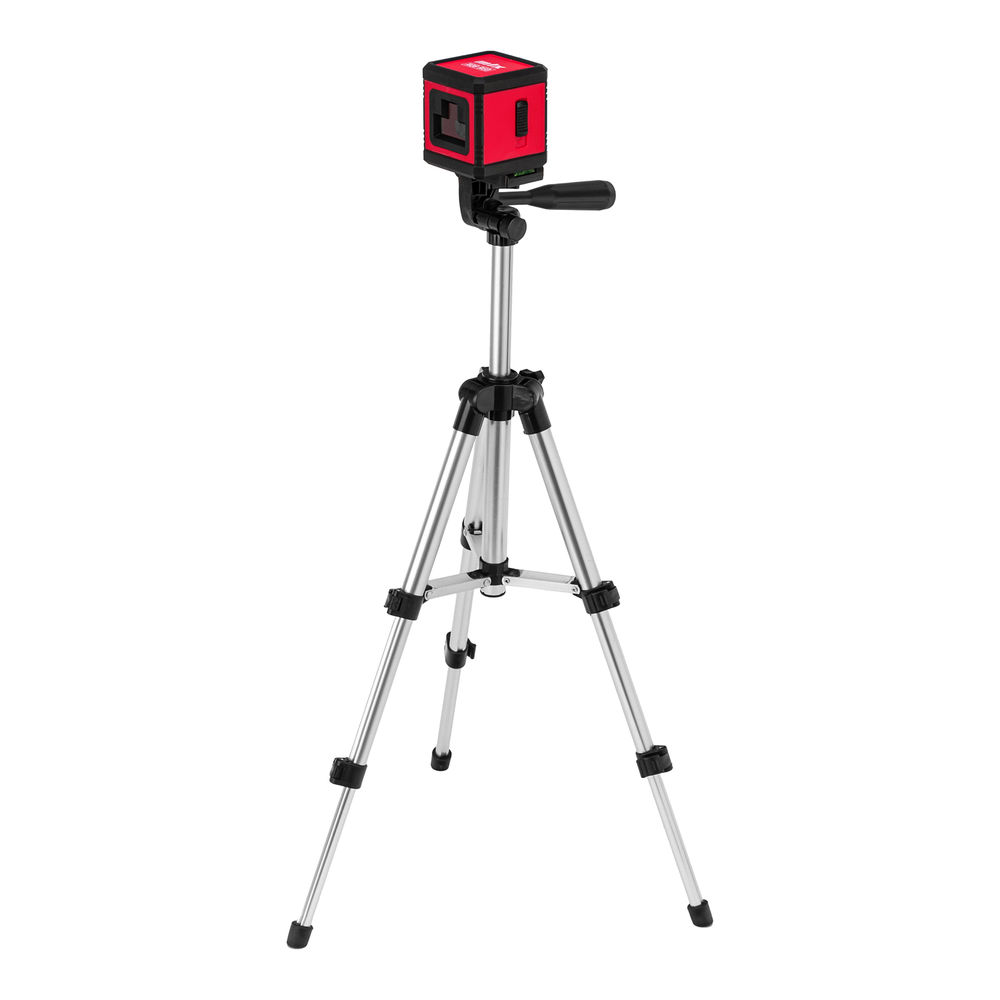 Лазерный уровень XQB RED Pro SET, 10 м, красный луч, батарейки, штатив MTX (350185)