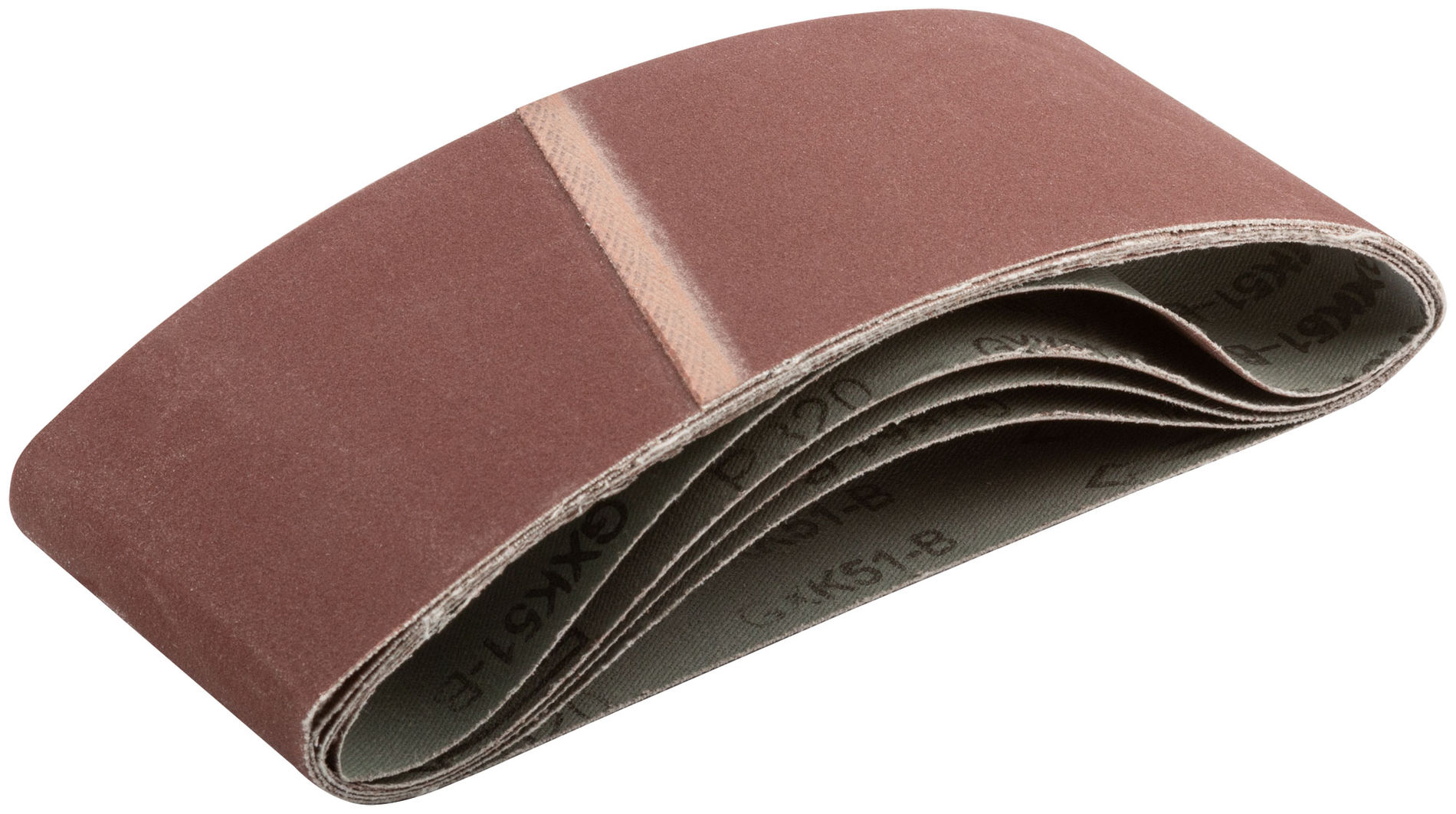 Ленты шлифовальные бесконечные, водостойкие, на тканевой основе, 5 шт., 75х457 мм Р 320 (39690)