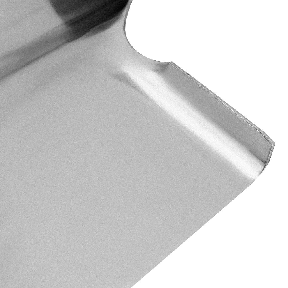 Лопата штыковая, нержавеющая сталь, 200х265 мм, ребра жесткости, без черенка, Сибртех (614375)