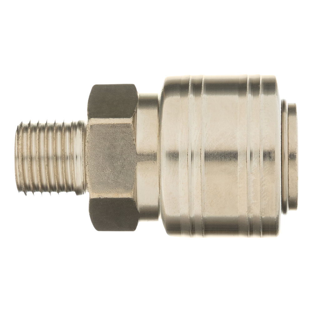 Муфта универсальная быстросъемная (мама) 1/4, внешняя резьба, 2 шт, Stels (57051)