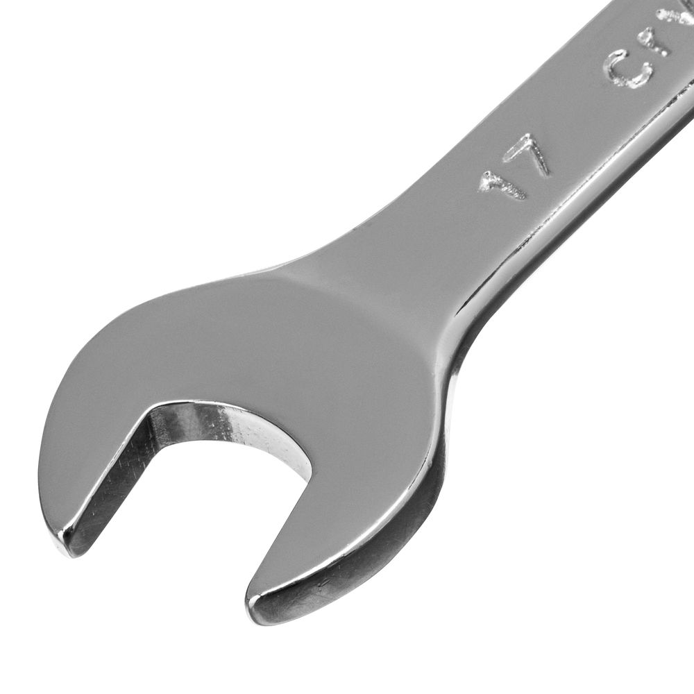 Набор ключей комбинированных, 6-17 мм, 6 шт, CrV, полированный хром Matrix