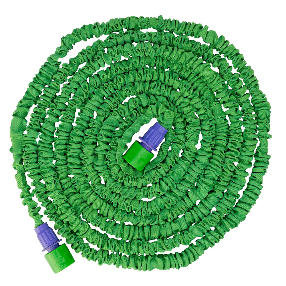 Набор поливочный, усиленый растягивающийся шланг 15 м, 7 режимов пистолет, соединитель, адаптер Palisad (67546)