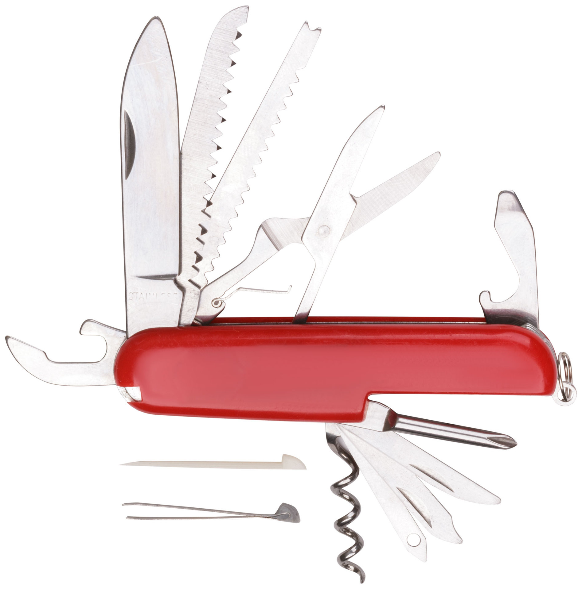 Нож складной, лезвие нержавеющая сталь 11 функций (10545)