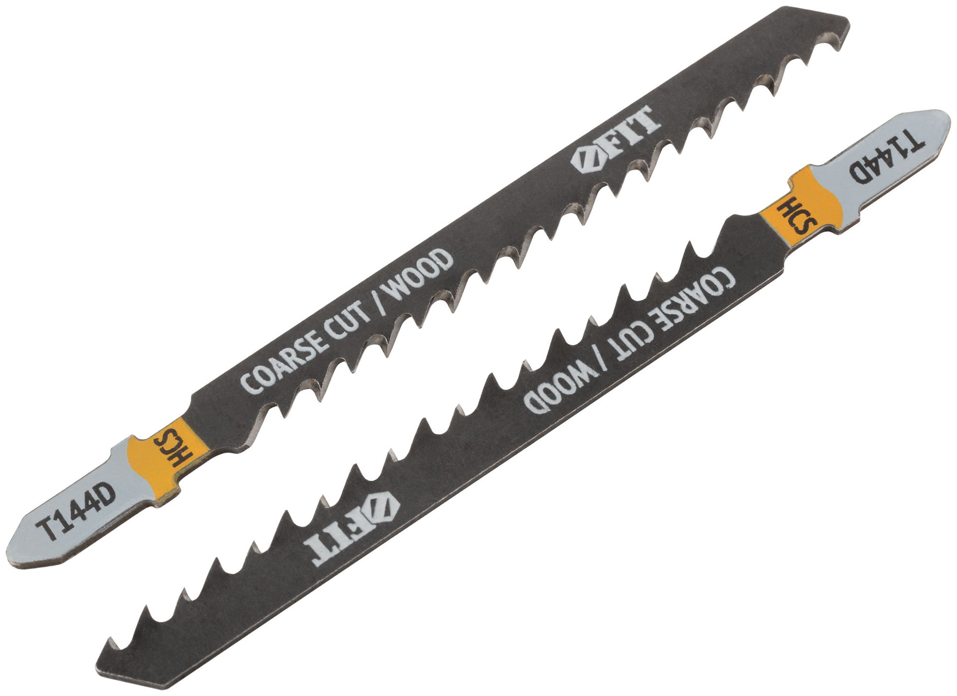 Полотна по дереву, HCS, разведенные, шлифованные зубья 100/74/4,2 мм (Т144D), 2 шт. (40886)