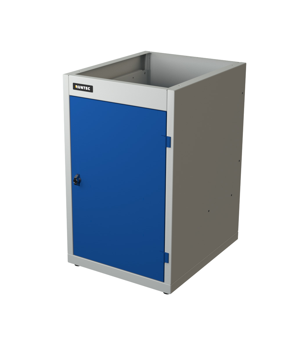 Тумба с дверью синий (светло-серый) RUNTEC TI0-7035-5005