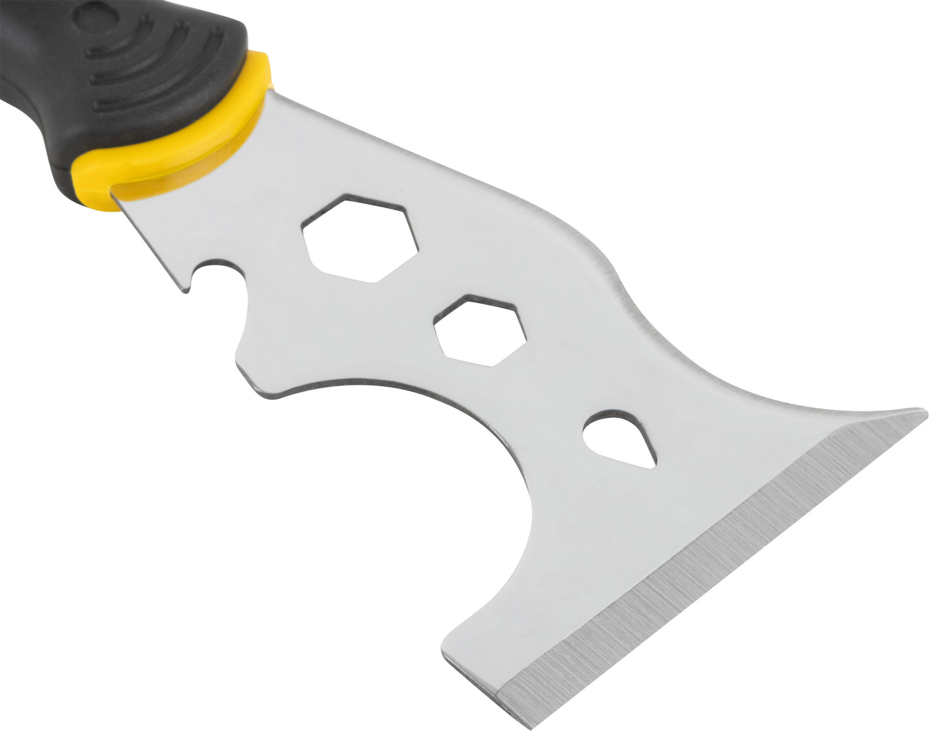 Шпатель многофункциональный Профи, толщ.лезв.1,8 мм, двухкомп. ручка, усил.сталь, 75 мм (06653)