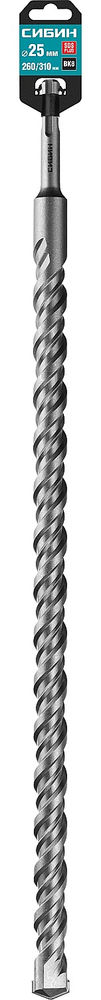 Бур SDS-plus 25 х 310 мм СИБИН 29312-310-25