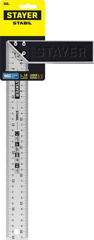 Угольник столярный 350 мм STAYER Professional 3431-35_z02