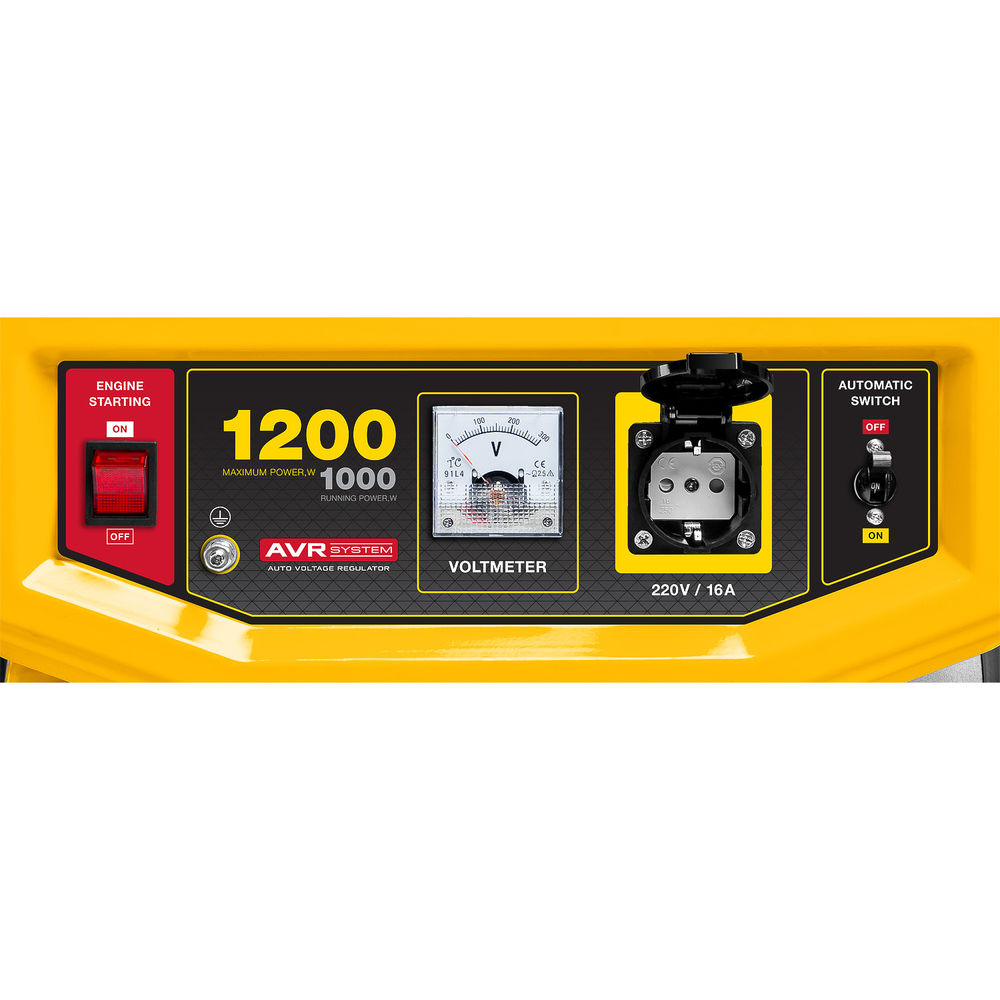 Генератор бензиновый 1200 Вт STEHER GS-1500