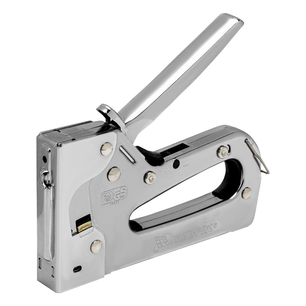 Степлер мебельный металлический регулируемый, тип скобы 53, 6-14 мм Matrix Professional (40913)