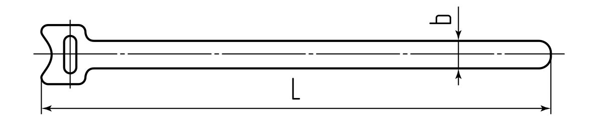 Стяжка-велькро КСВ 16х310 (зел) (Fortisflex) (55293)