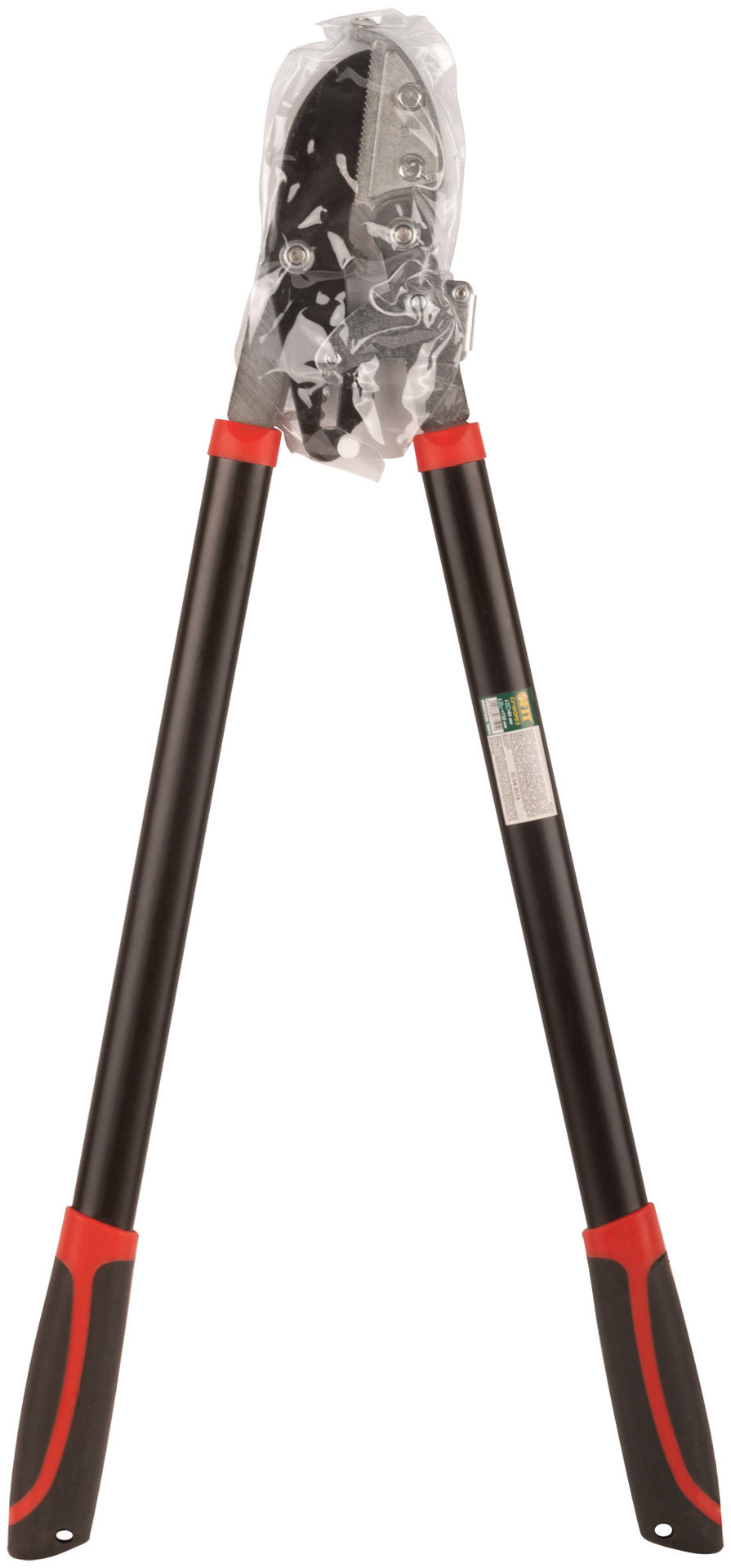 Сучкорез, лезвия 85 мм, наковальня, храповый механизм, металл.ручки с прорез.рукоятками 730 мм (77121)