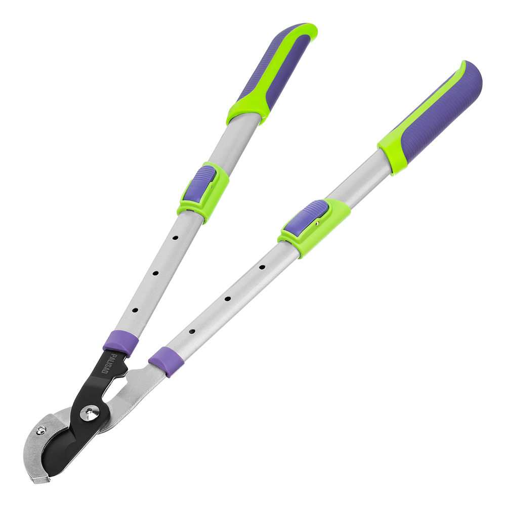 Сучкорез с наковальней, 540 -705 мм, телескопические стальные обрезиненные рукоятки, Palisad (60596)