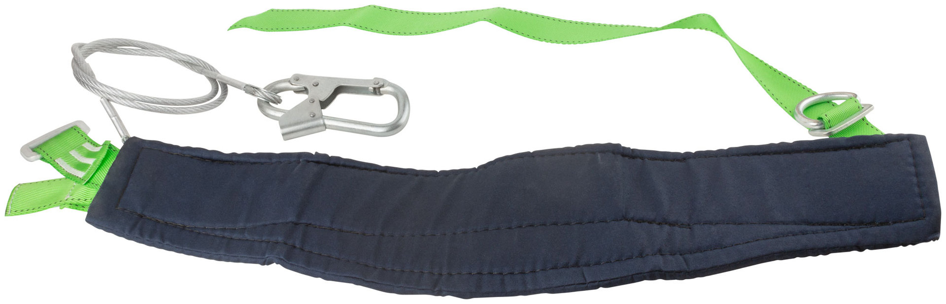 Удерживающая система ( пояс со стропом ) УС-1Б-ук ( уширенный кушак ; металлический трос в ПВХ ) (12615)