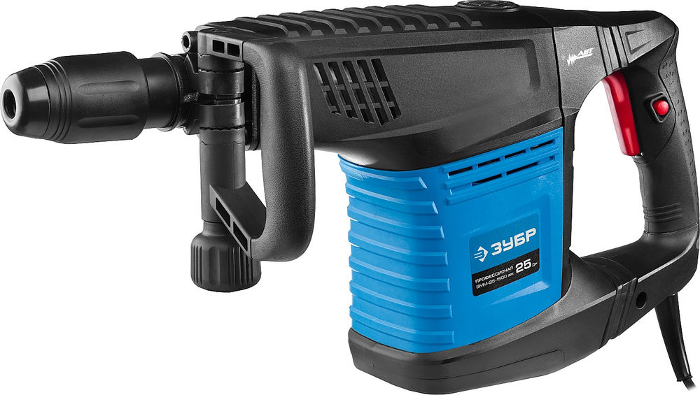 Отбойный молоток SDS-Max 25 Дж, 1500 Вт, АВТ ЗУБР Профессионал ЗММ-25-1500 ЭВК