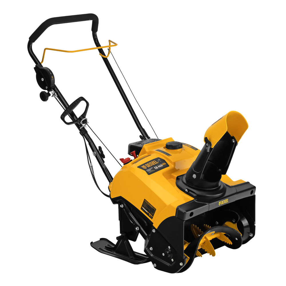 Бензиновая снегоуборочная машина SB 460 Sled, 99cc, лыжи ручной старт// Denzel (97648)