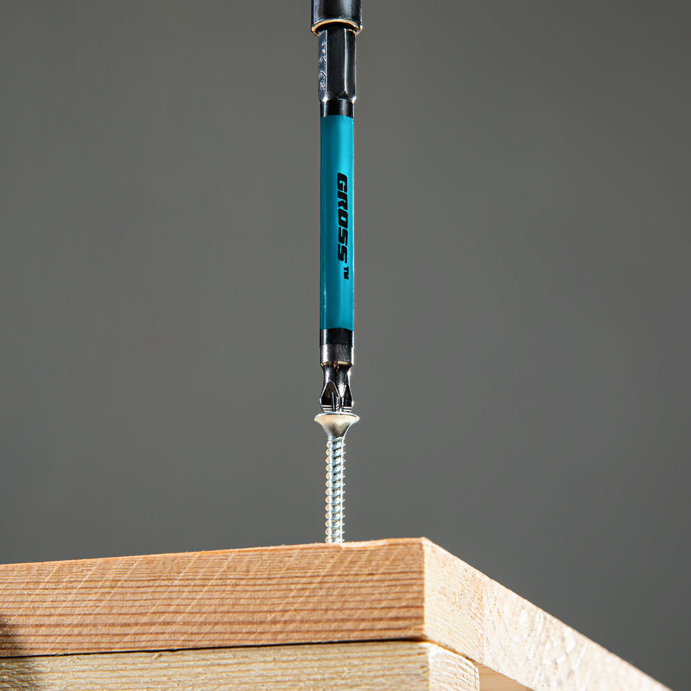 Бита PZ2 х 90, сталь S2, 10 шт. Gross (11201)