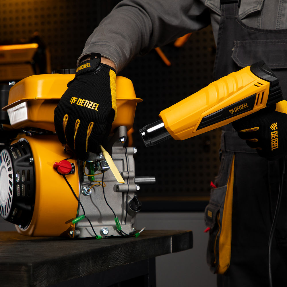 Фен технический HGH-2000, 2000 Вт, 2 режима Denzel (28002)