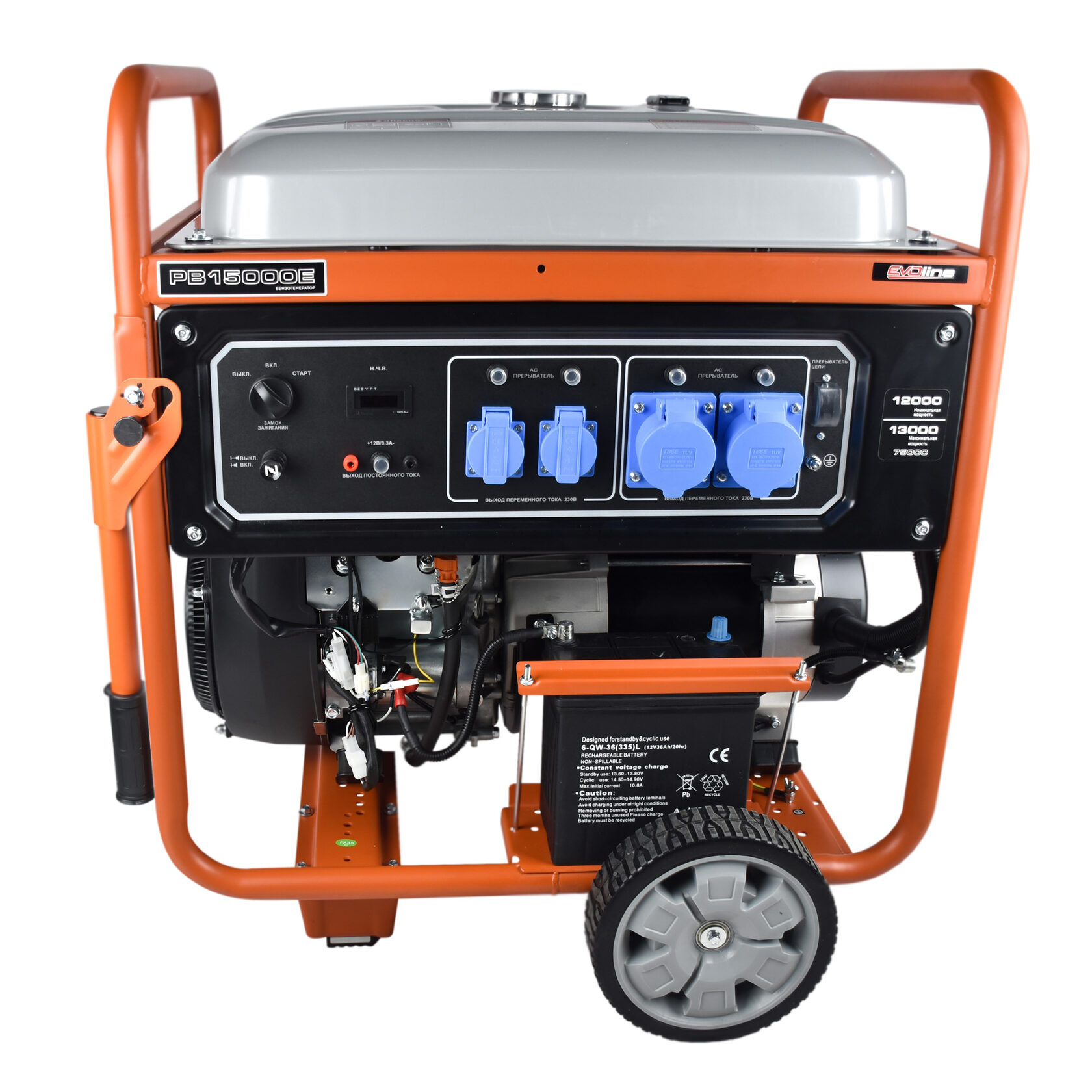Генератор бензиновый EVOline PB 15000 E (произведено Zongshen)