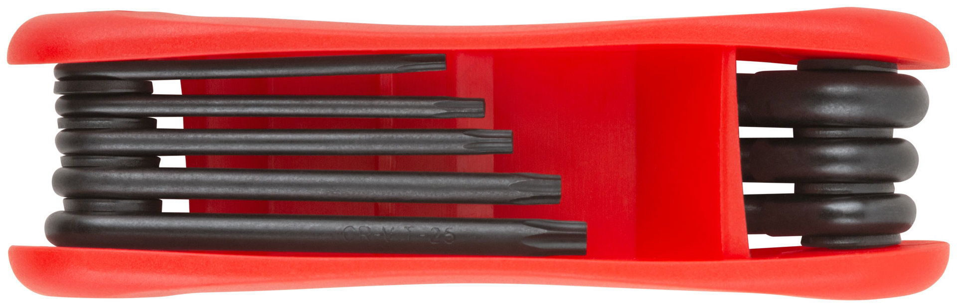 Ключи TORX 8 шт. CrV Т9-Т40 складные, пластиковый держатель