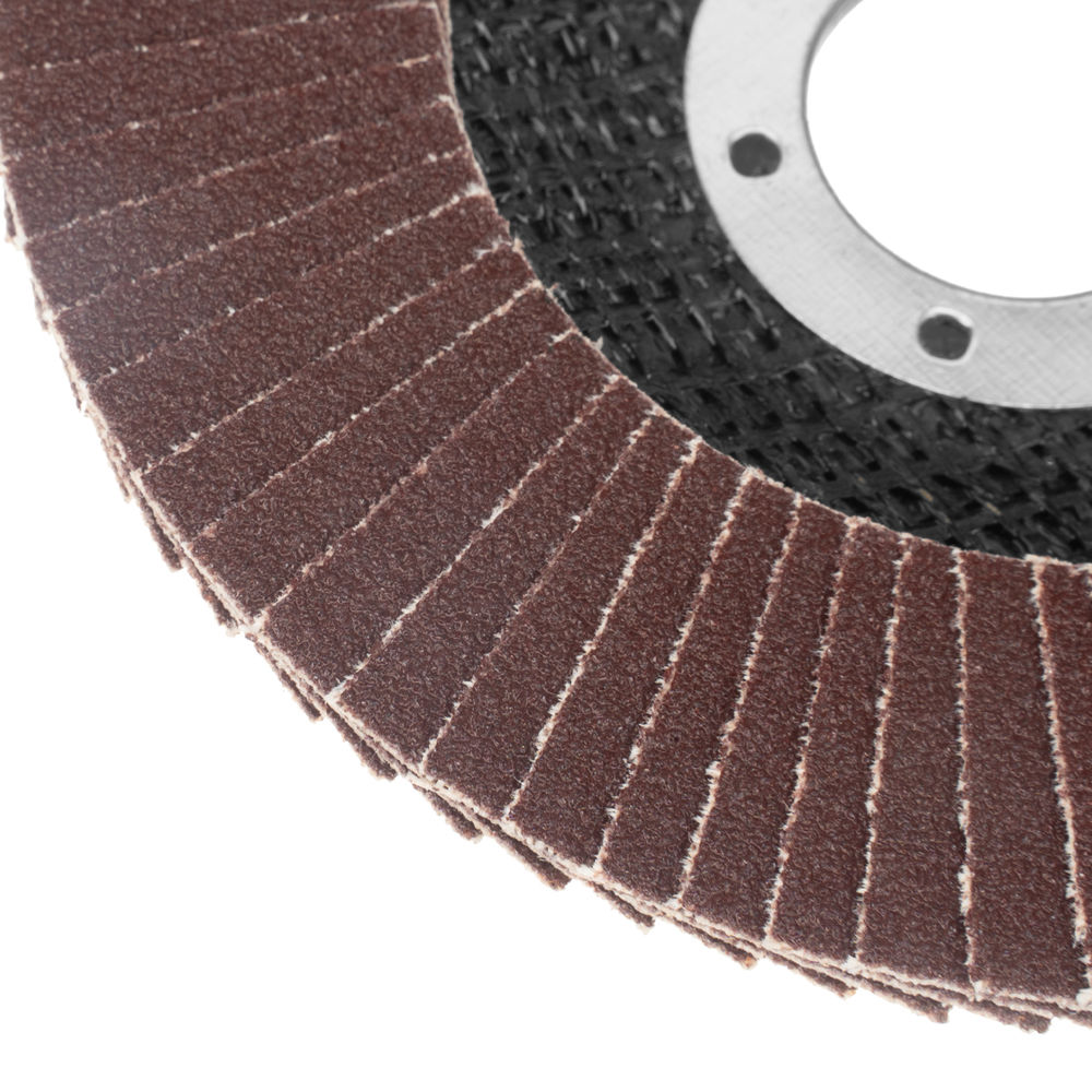 Круг лепестковый торцевой КЛТ-1, зернистость Р 80(16Н) 115 х 22.2 мм, БАЗ (74003)