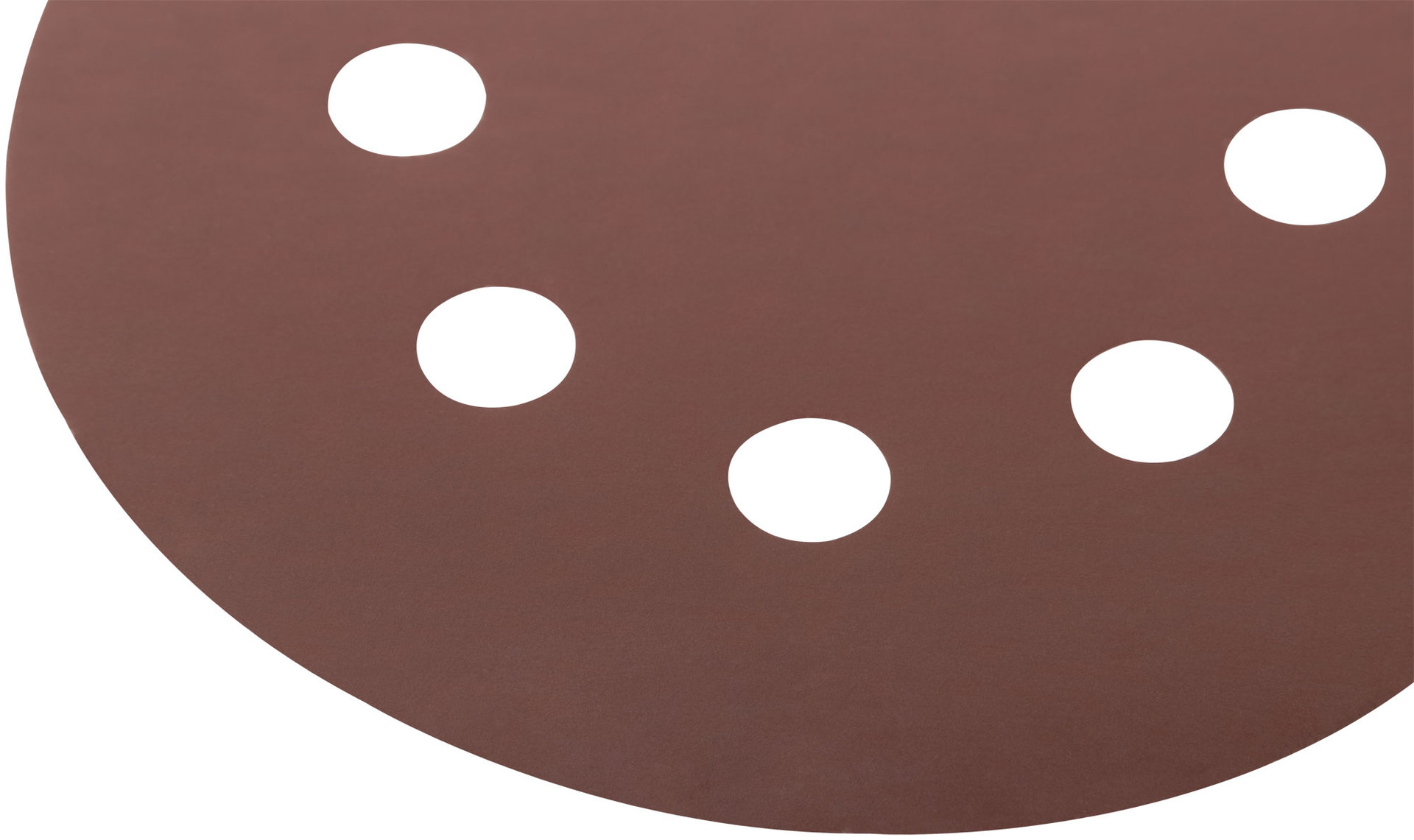 Круги шлифовальные с отверстиями (липучка), алюминий-оксидные, 125 мм, 5 шт. Р 1500 (39680)