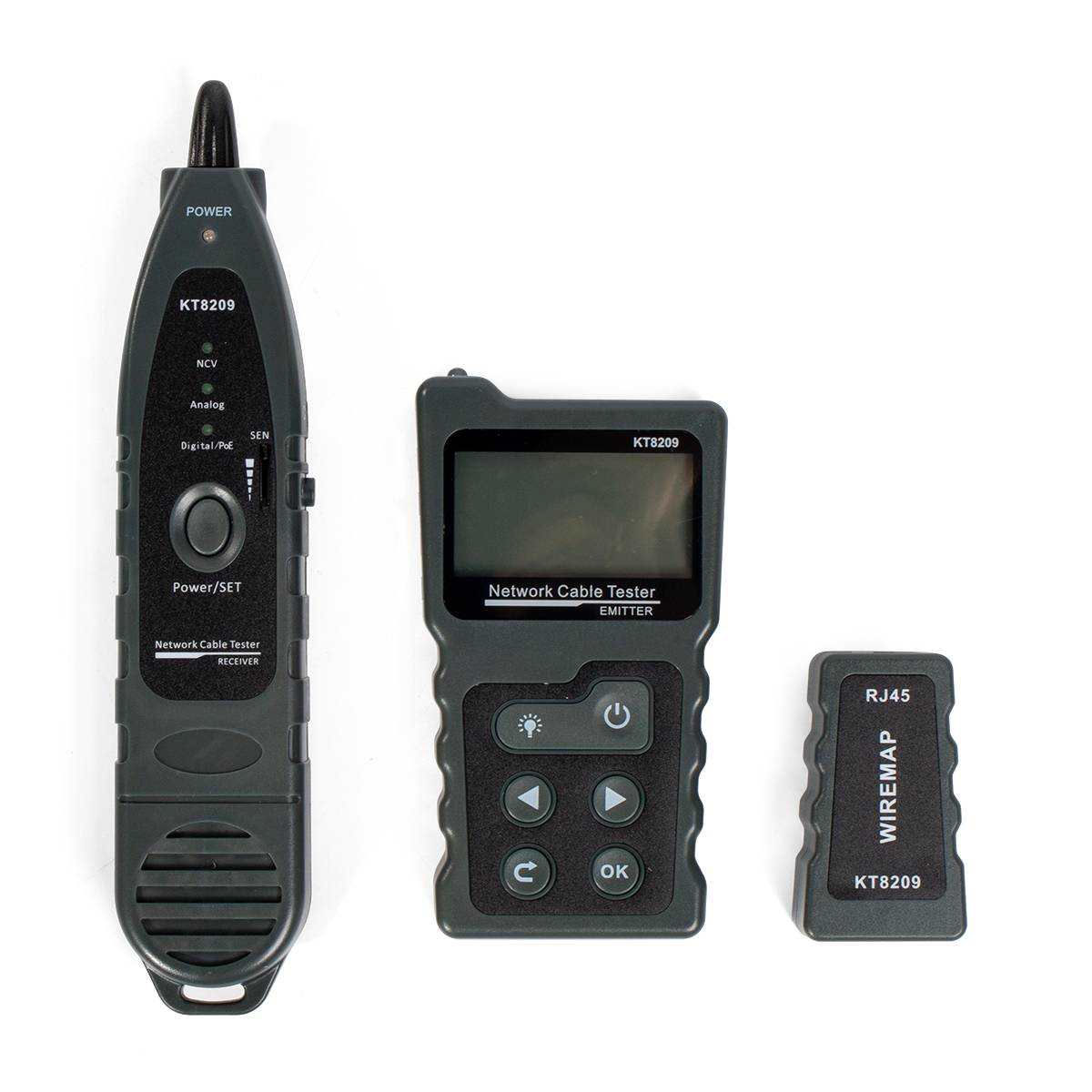 LAN-тестер витой пары с РоЕ KT 8209 серия PROLINE (КВТ) (86208)