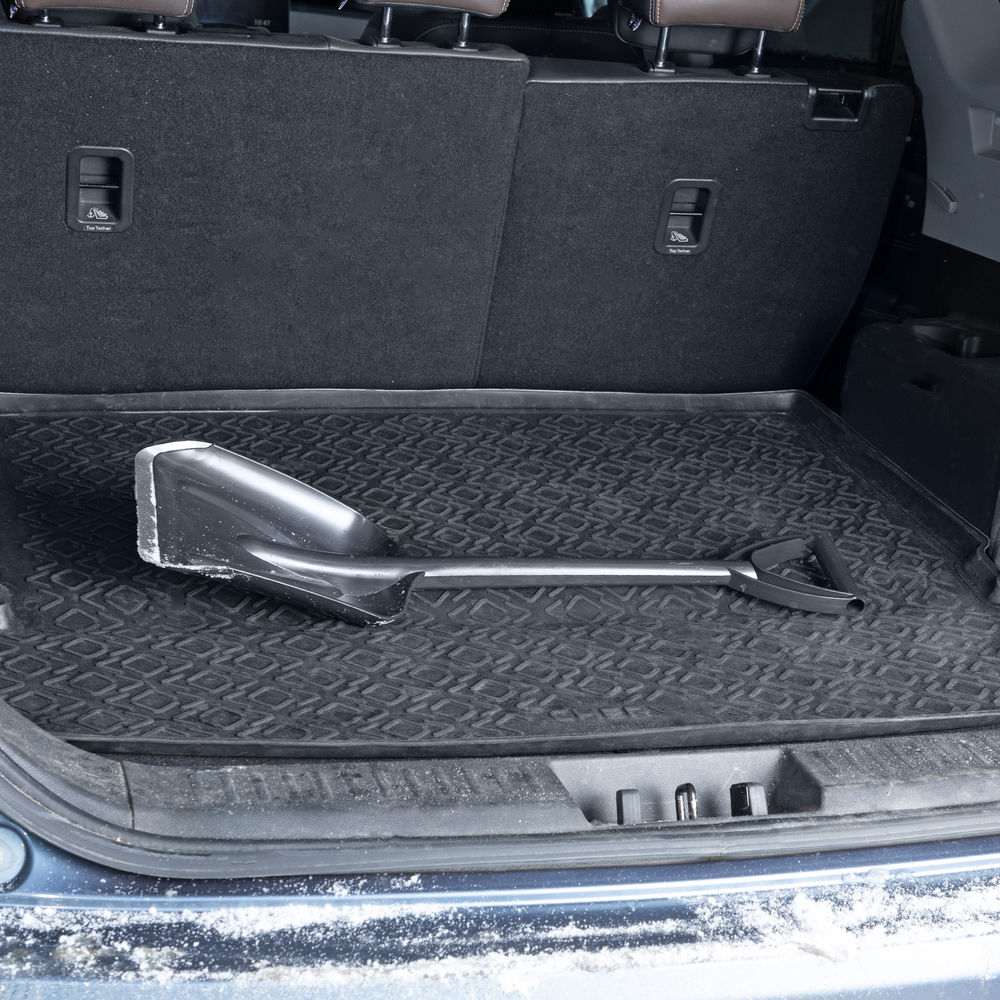 Лопата для уборки снега, полипропилен, 210х260х700 мм, Сибртех (61679)