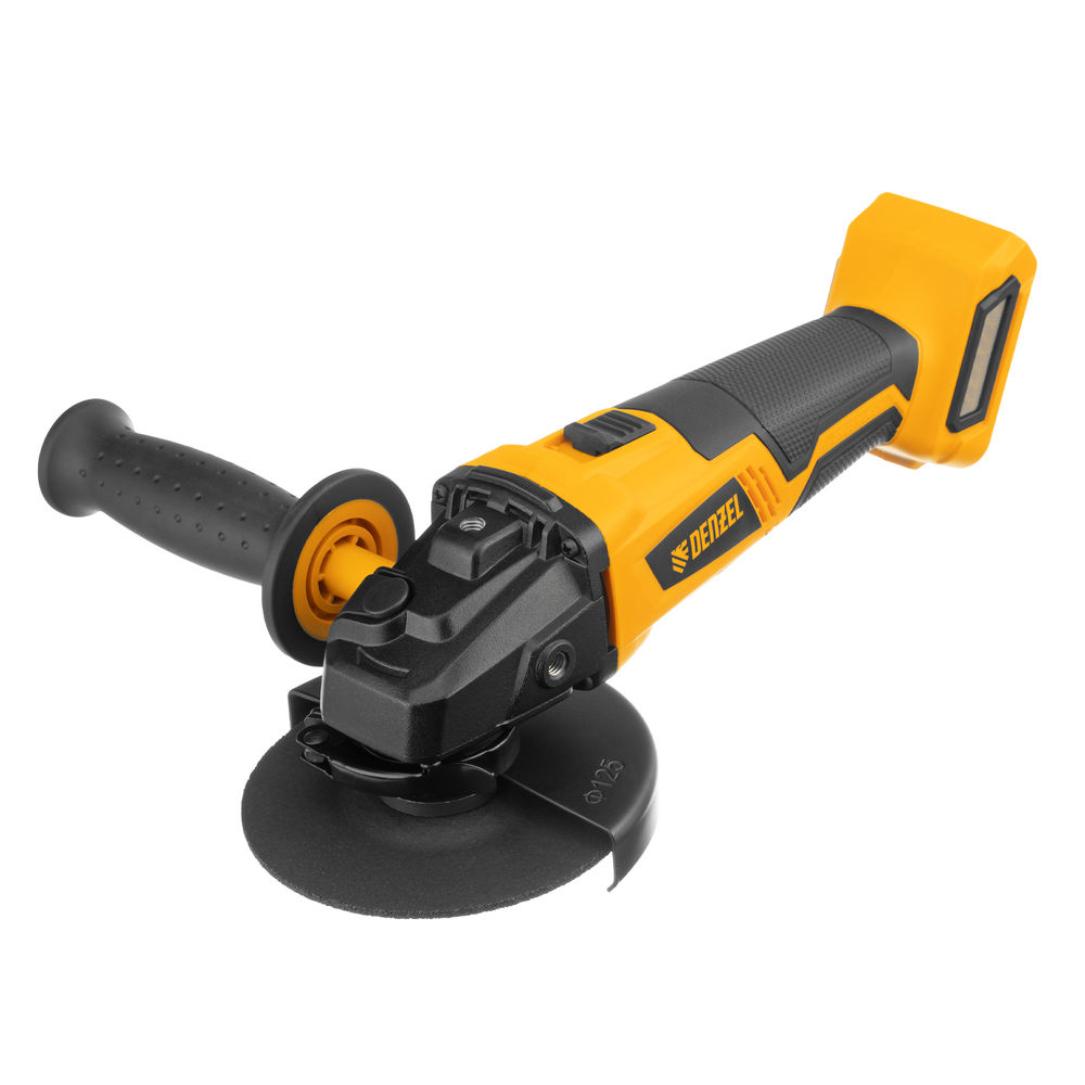 Машина углошлифовальная аккумуляторная бесщет. BLG-IB-18-125-0, Li-ion, 18 В Denzel (27004)