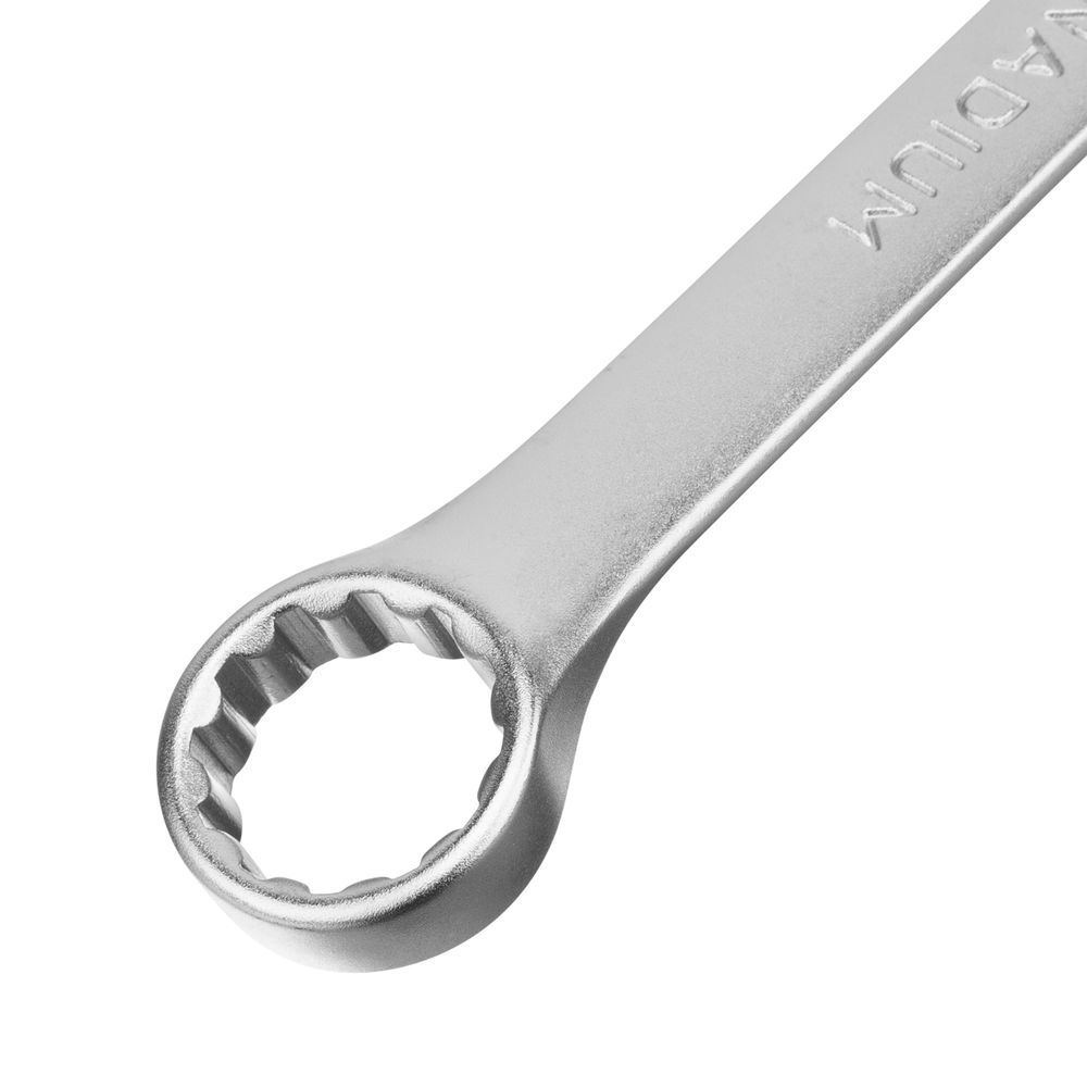 Набор ключей комбинированных 6-22 мм, 12 шт, CrV, матовый хром Stels (15421)