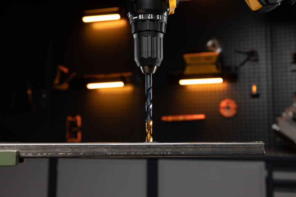 Набор сверл по металлу, 1-10 мм, HSS-Tin, Golden Tip, 10 шт Denzel (72316)