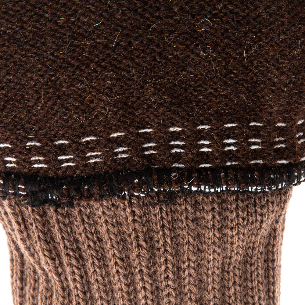 Перчатки трикотажные, двойные, полушерстяные, с ПВХ покрытием, Сибртех (68634)