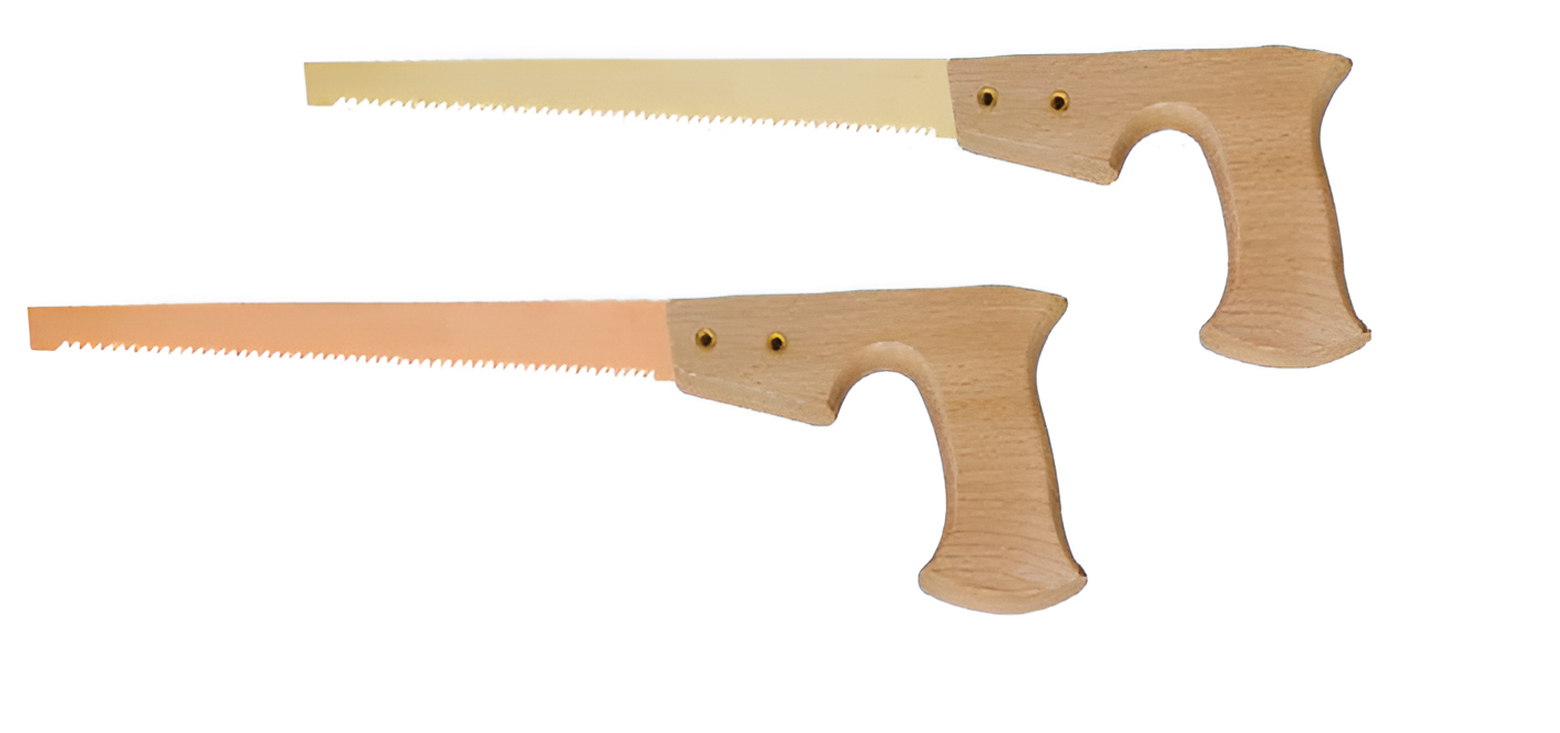 Пила ручная 370 деревянная ручка, искробезопасный сплав AlCu 272-1002, HORTZ
