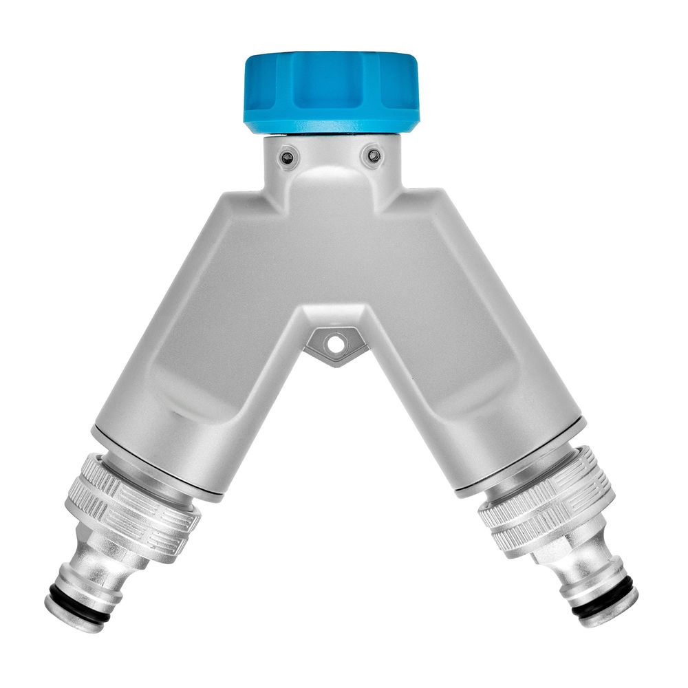 Разветвитель двухканальный, с внутренней резьбой 3/4,алюминий, LUXE Palisad (65832)