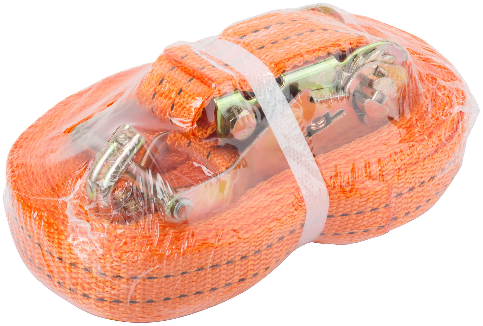 Ремень для крепления груза, храповый механизм 135 мм, лента 38 мм x 12 м, 1500 / 3000 кг (64919)