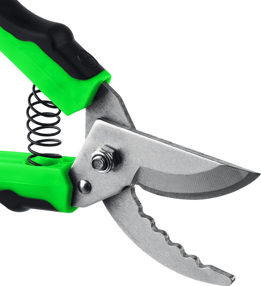 Компактный плоскостной секатор 190 мм, стальные закалённые лезвия, двухкомпонентные рукоятки РОСТОК PC-50 40201_z02