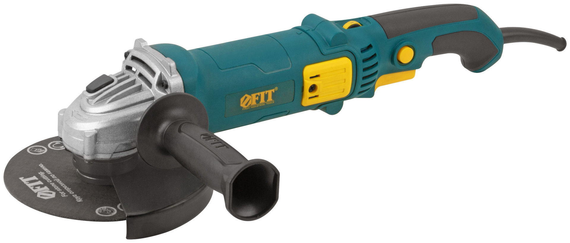 Шлифмашина угловая 1400 Вт; 0-10000 об/мин; КлК 150 мм; 2,5 кг; армир.ротор; б/с щеток; коробка (80326)