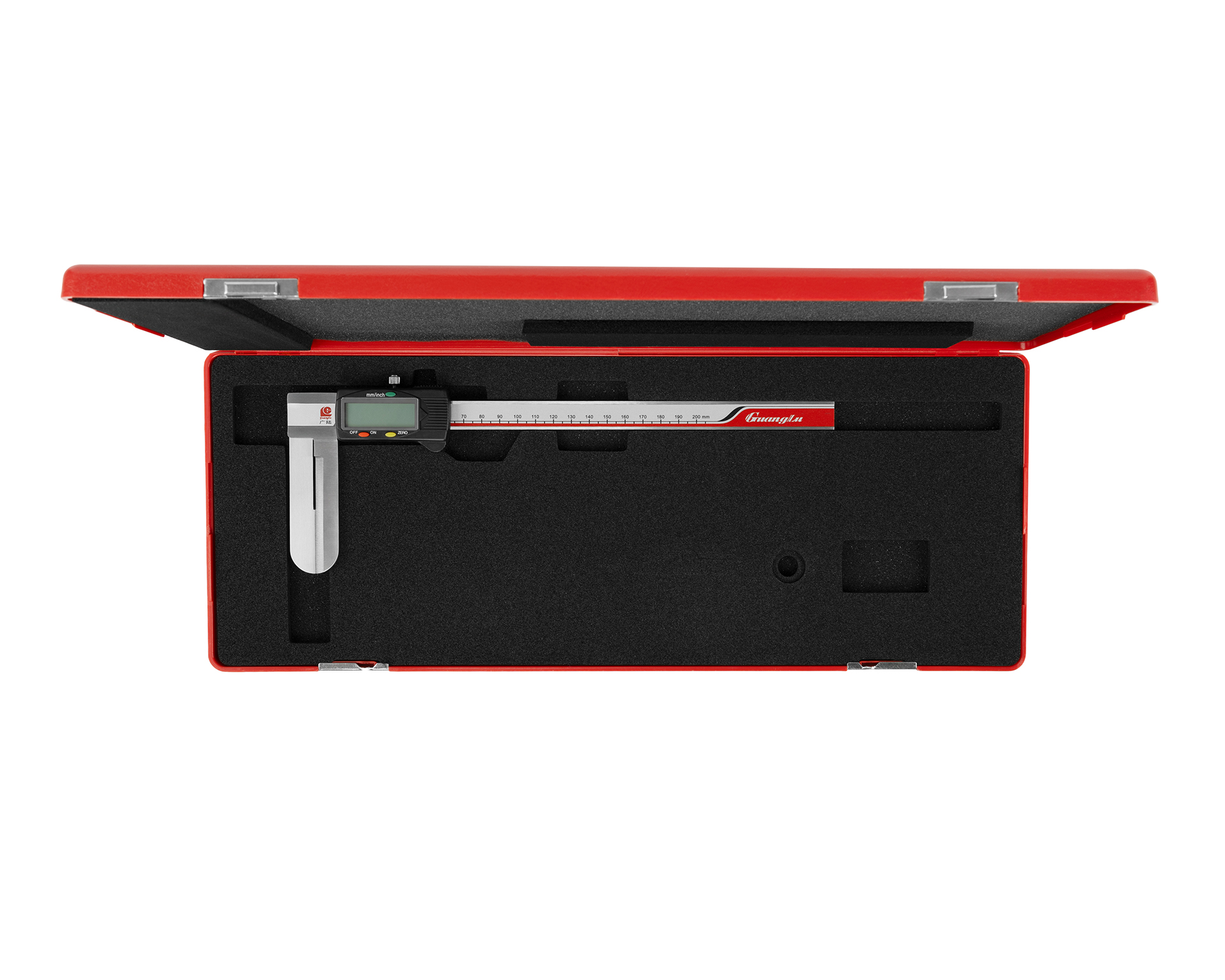 Штангенциркуль цифровой 17-200 0,01 для внутр. измерений с удлиненными измер. губками 113-102 Guanglu