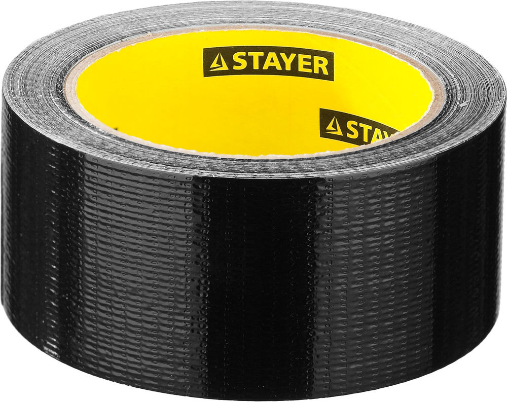 Лента армированная 48 мм, 25 м, черная STAYER Professional 12086-50-25