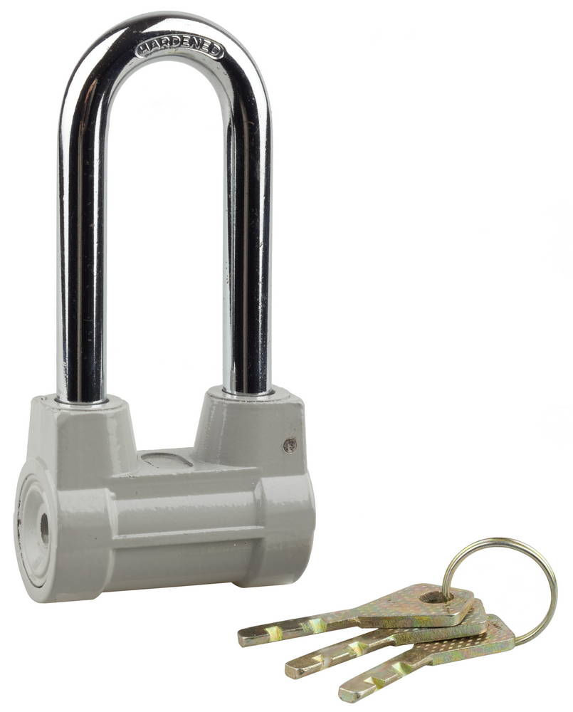 Замок навесной 55 мм, облегченный, дисковый механизм, удлиненная дужка STAYER 37149-60-1