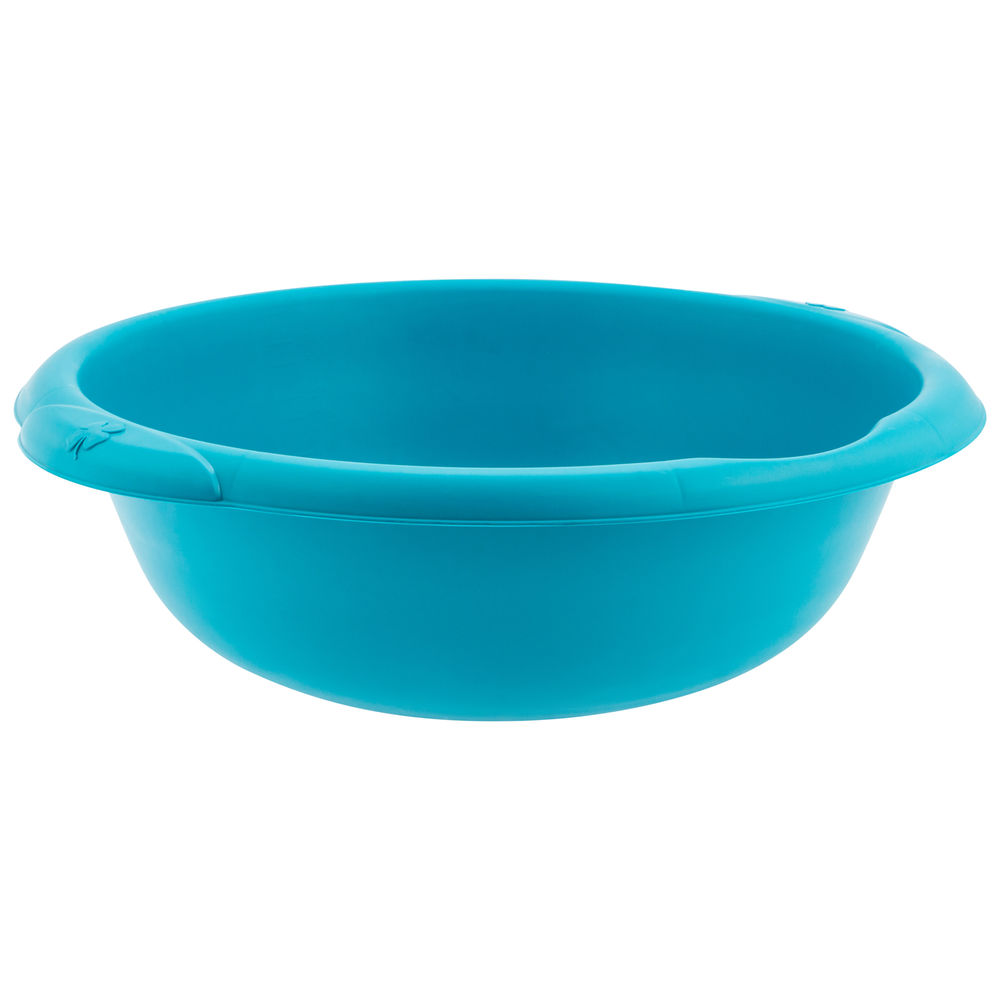 Таз пластмассовый круглый 18 л, бирюзовый, Home Palisad (929865)